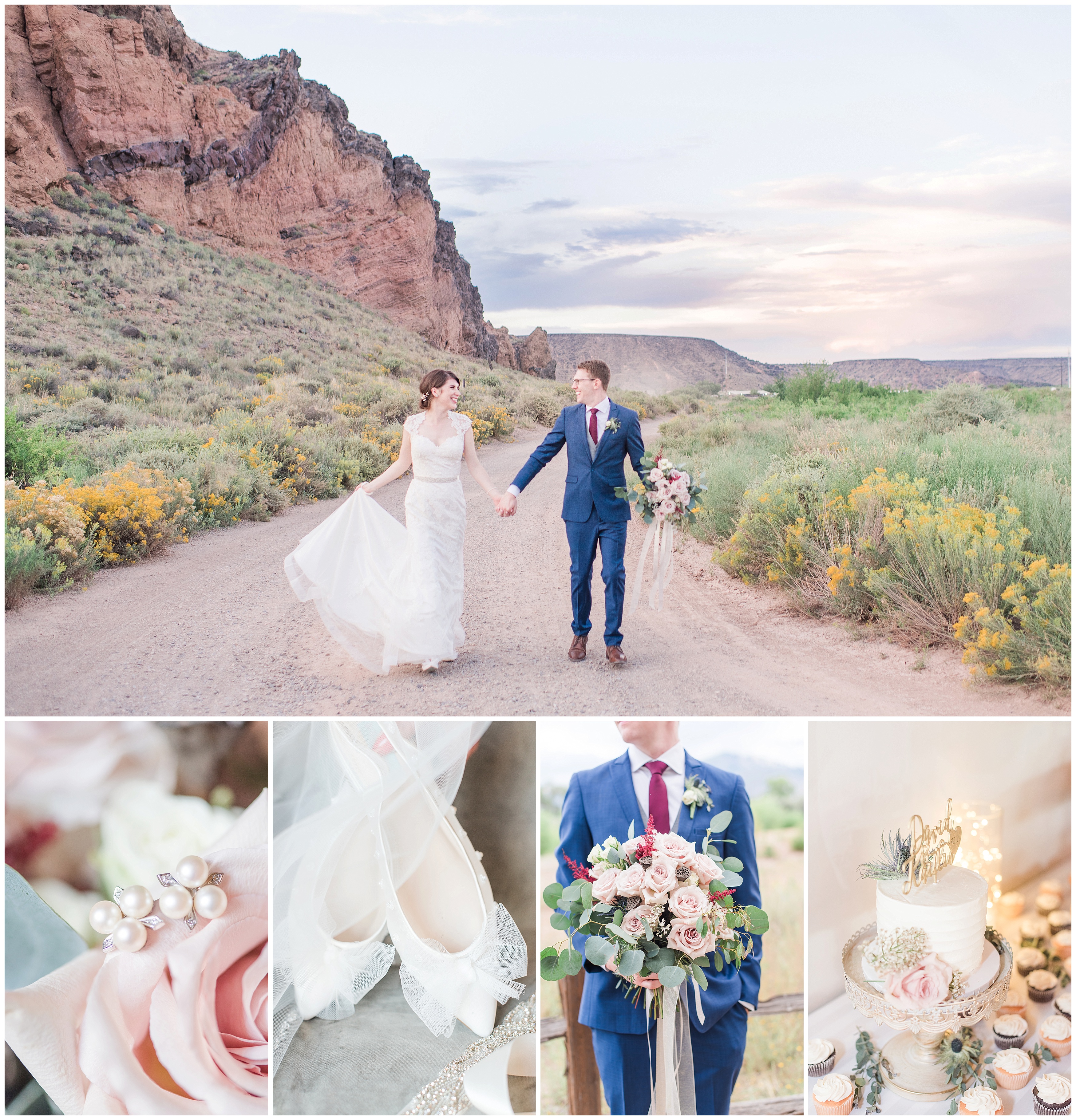 canyon rose, dusty rose wedding color inspiration with bridesmaid dresses  2019#wedding #w…